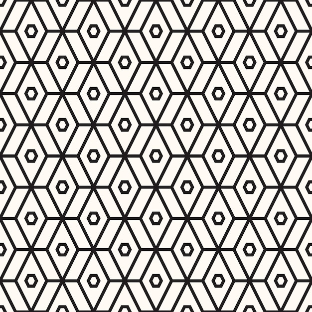 Vector vector geometrische abstracte naadloze zwart-wit patroon textuur herhalende achtergrond