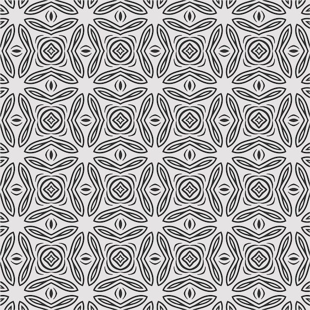 vector geometrische bloemvormen en patroon van vintage decoratieve elementen