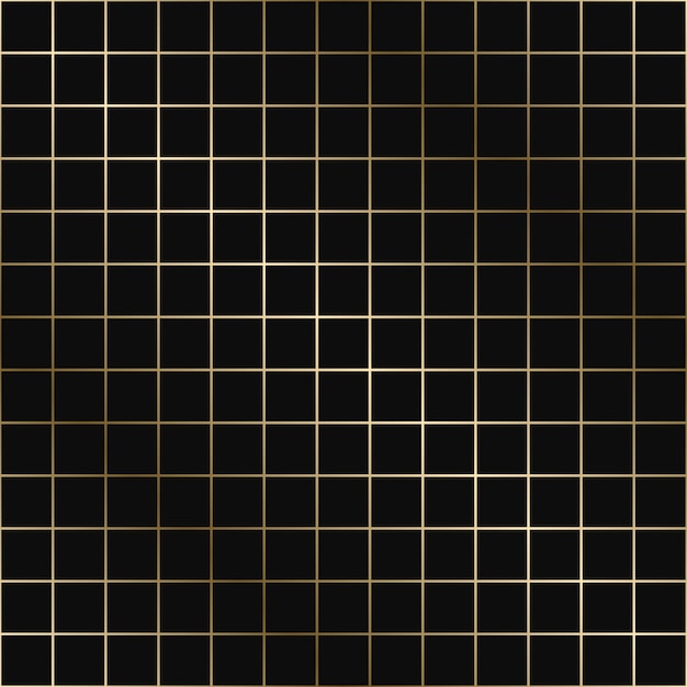 Vector geometrische rasterpatroon naadloze luxe gouden kleurovergang ontwerp rich eindeloze eenvoudige achtergrond