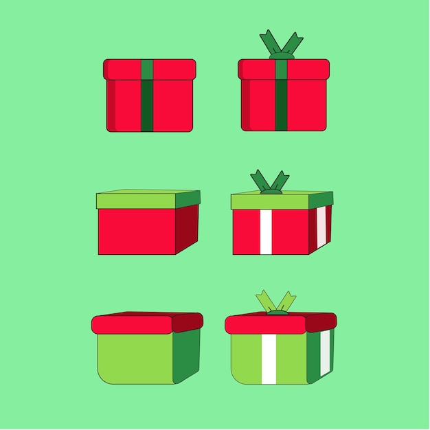 Vector vector gift box icon