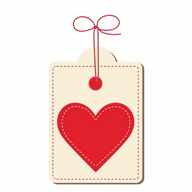 Векторная этикетка подарка от романтического красного до белого плоского набора информационной этикетки валентинская подарочная бумага пустая