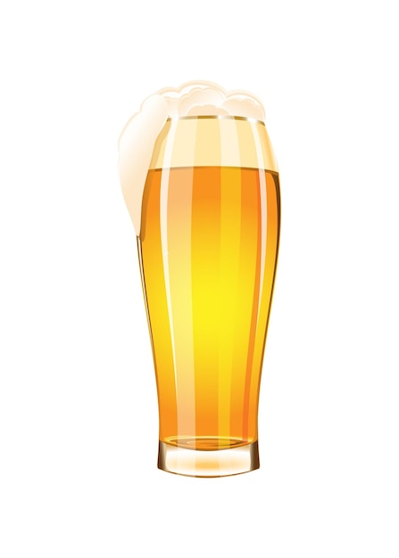 Vector vector glass of beer1