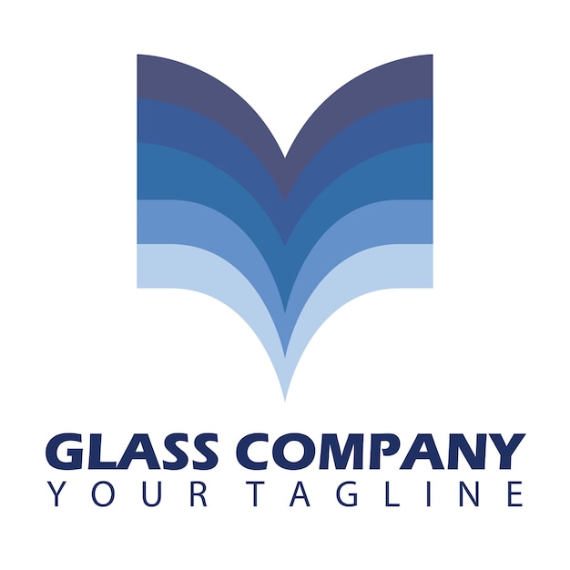 Vector vector glass logo