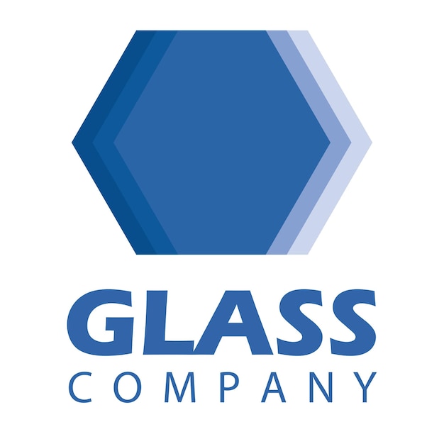 Vector vector glass logo