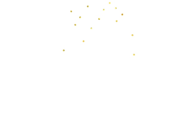 Vector glitter background. Cute small falling golden dots. Sparkle background. Glitter sparkle confetti texture. New year celebration invitation card template with luxury stardust. Gold chridtmas card