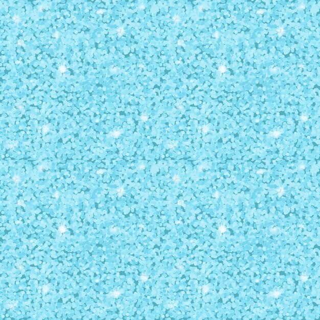 Vector glitter seamless patterns blue