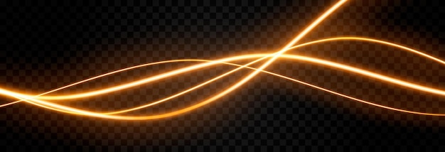 Vector vector gloeiende lichtlijnen neonlicht elektrisch licht lichteffect, png