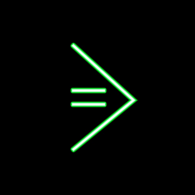 Green Neon Laser Glow Simple Stylish Cursors