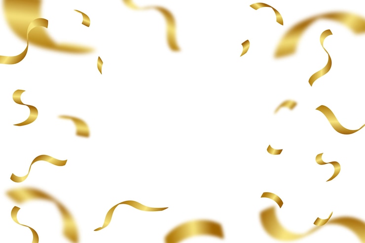 Vector vector gold confetti background