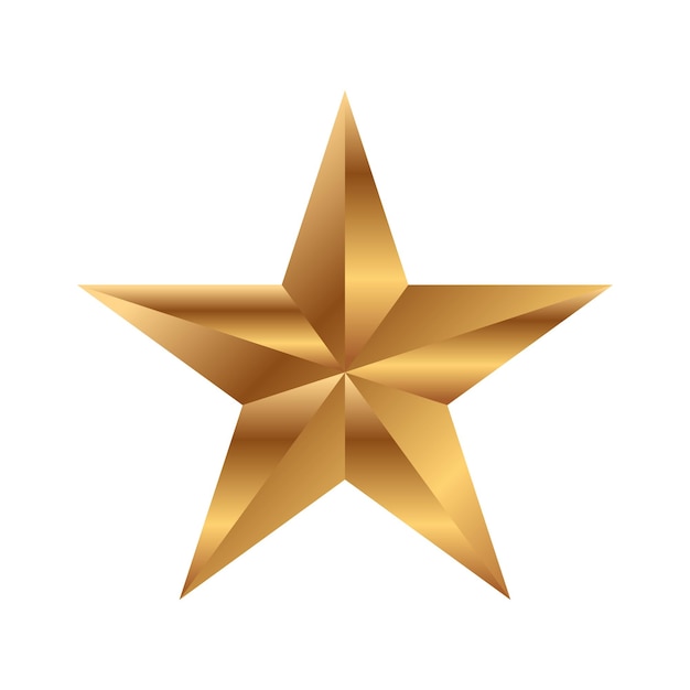 Vector golden star celebration design elements