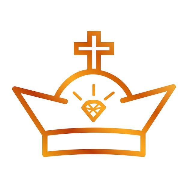 Vector vector golden vector crown voor een deel van het logo of andere gerelateerde: