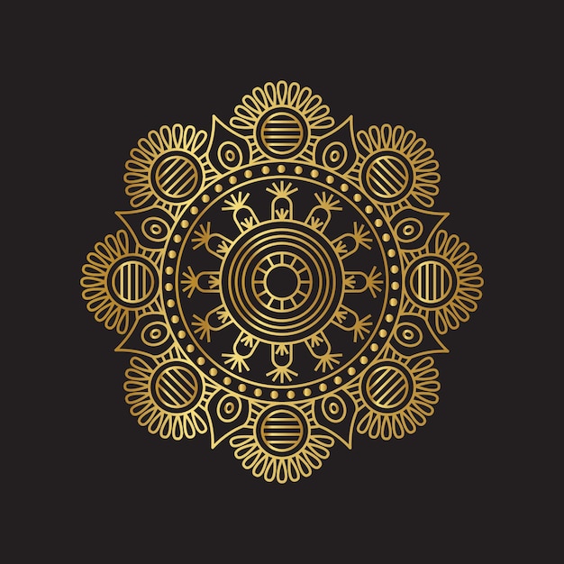 Vector gouden mandala