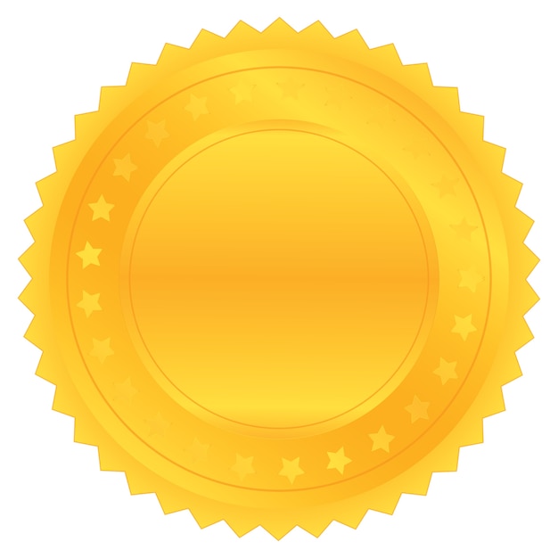 vector gouden zegel