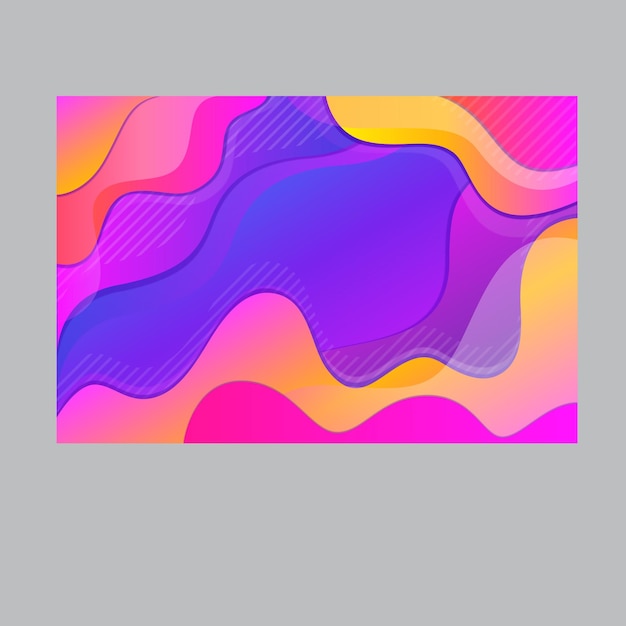 Векторный градиент абстрактный фиолетовый фон с геометрическими элементами векторная блестящая и золотая волна