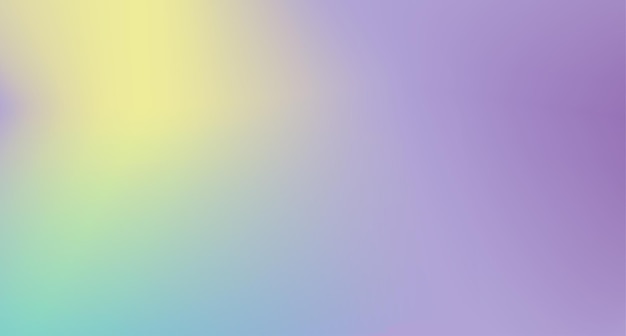 Vector gradient background Purple green blue and yellow abstract backdrop