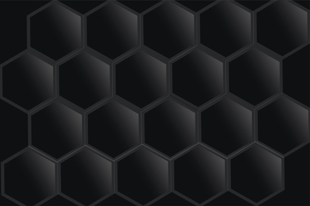 Vector gradient black background with geometric shapes