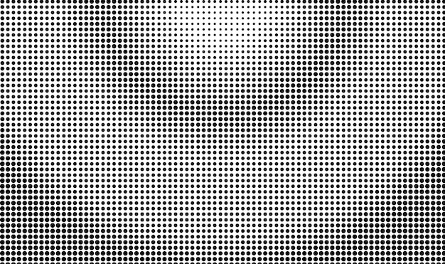 vector gradient black halftone dots background Pop art template