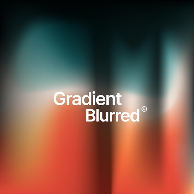 Vector vector gradient blurred abstract background