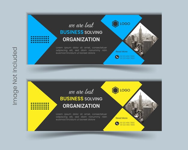 vector gradient business facebook cover design