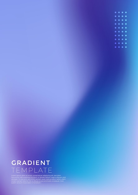 vector gradiënt cover achtergrond sjabloon