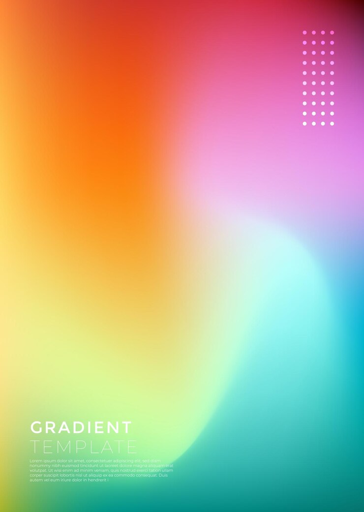 Vector vector gradient cover background template