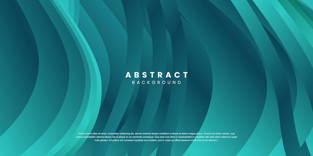 Vector gradient dynamic blue waves background