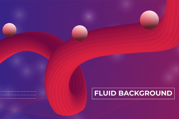 Vector gradient fluid background