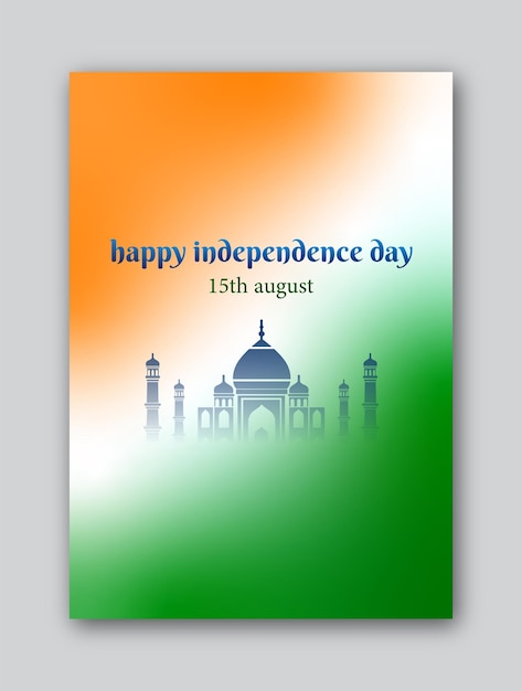 vector gradient India independence day Instagram stories collection social media story template