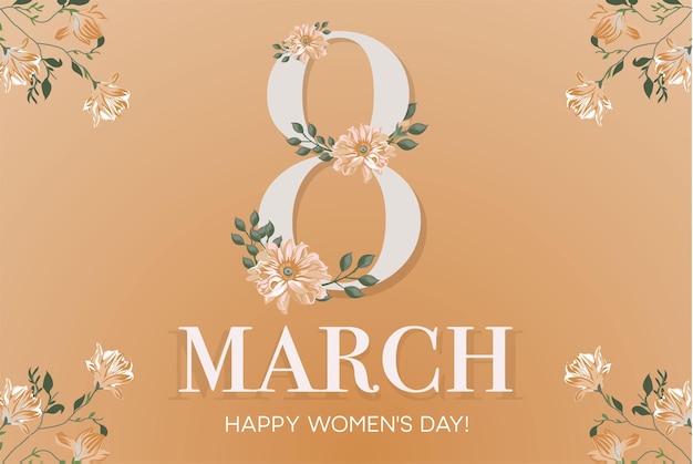 vector gradient international women's day background