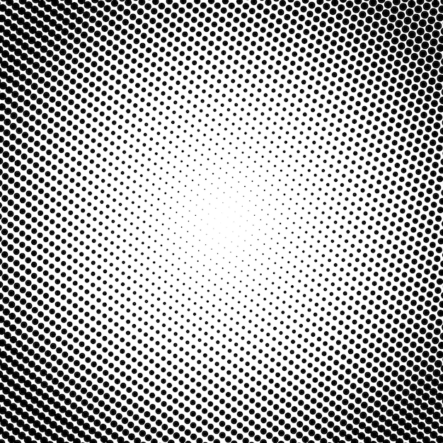 Vector gradient monochrome background Halftone effect frame