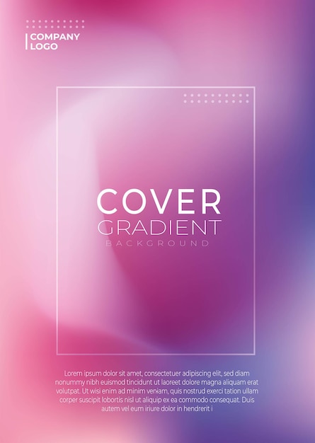 Vector Gradient omvat dynamische achtergrond sjablonen met modern abstract ontwerp