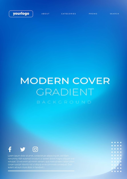 Vector Gradient omvat dynamische achtergrond sjablonen met modern abstract ontwerp