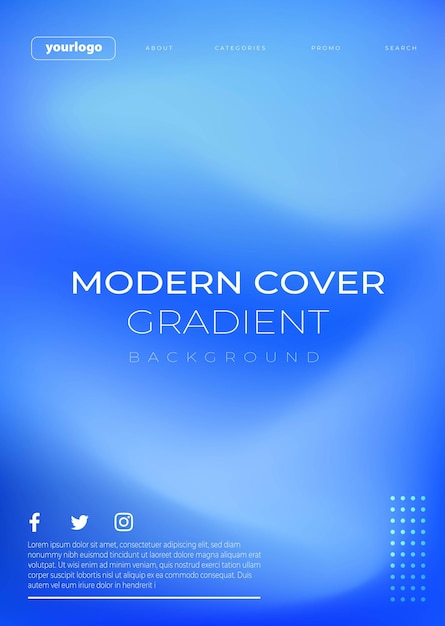 Vector Gradient omvat dynamische achtergrond sjablonen met modern abstract ontwerp