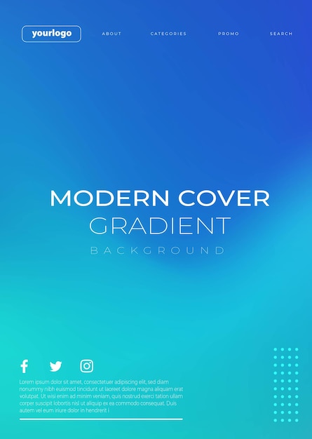 Vector Gradient omvat dynamische achtergrond sjablonen met modern abstract ontwerp