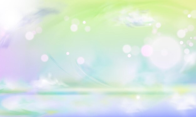 Vector vector gradient pastel sky background design