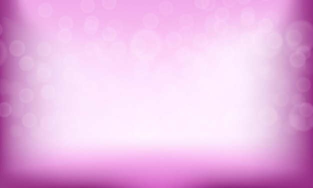 Vector gradient pink bokeh background