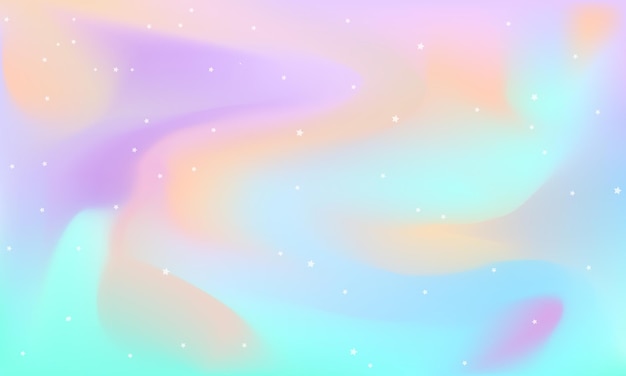 Vector gradient rainbow glitter background