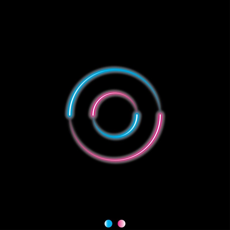 Vector vector  gradient round icon