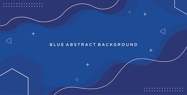 Vector vector grafisch ontwerp van blauwe abstracte achtergrond