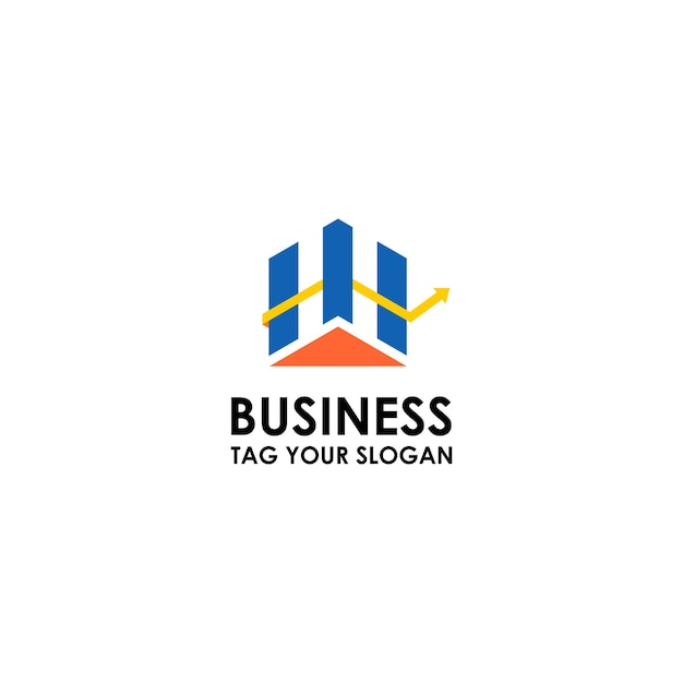 vector grafische illustratie van het logo en het pictogram van een economisch bedrijf