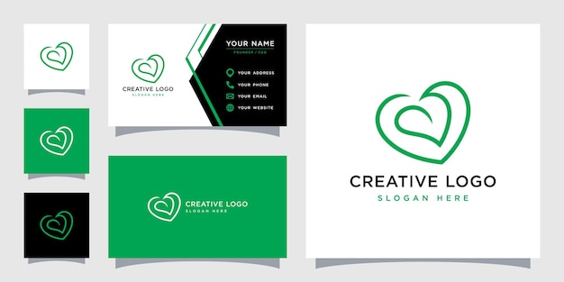 Vector graphic of abstract leaf logo design template