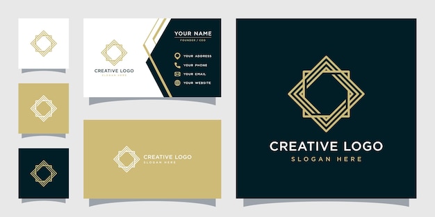 Vector graphic of abstract ornament logo design template