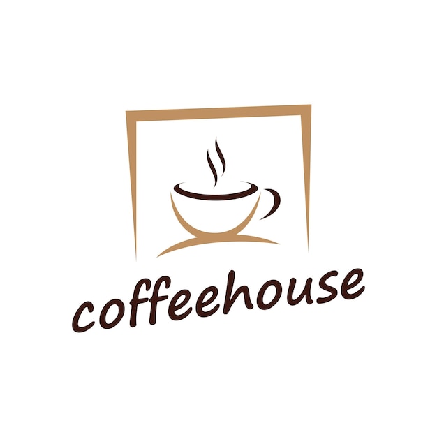 コーヒーのロゴのデザインテンプレートのベクトルグラフィック