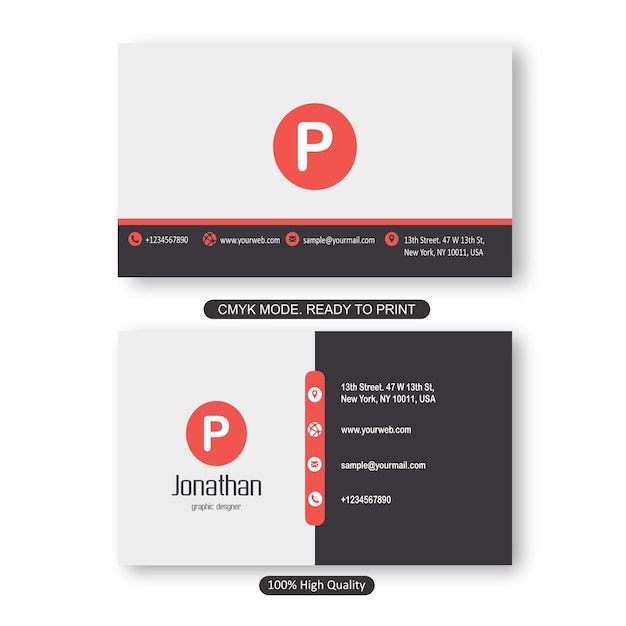 vector graphic design business card template VC32