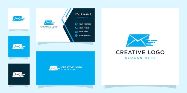 Vector vector graphic of message logo design template