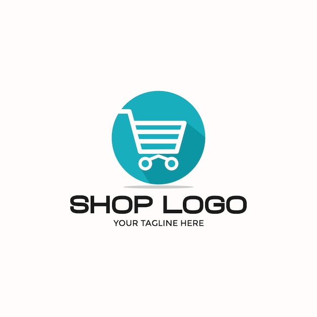 vector graphic of online shop logo and online shop icon.