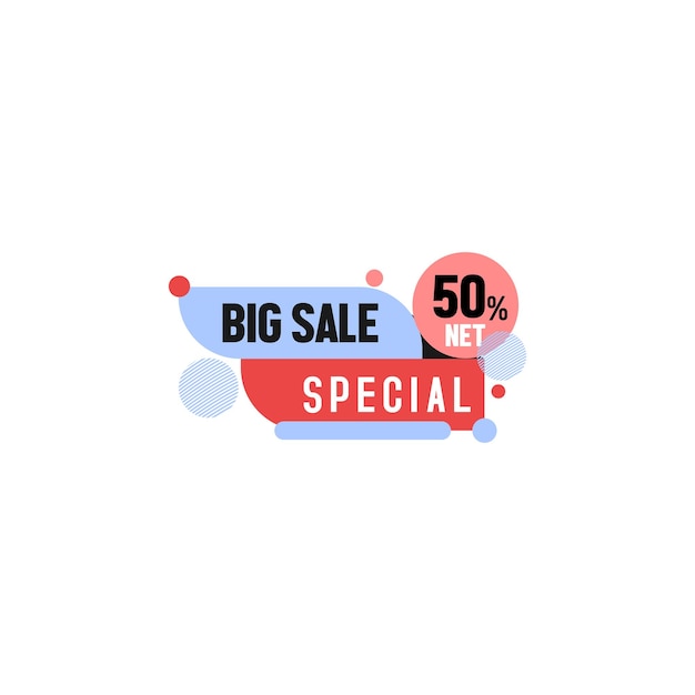 Vector vector graphic of  price label style big sale.