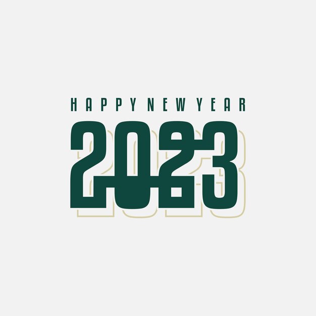 Vector vector graphic of saying happy new year 2023