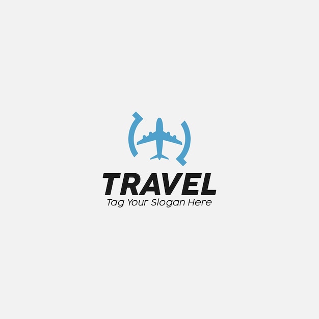 vector graphic travel company logo