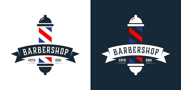 Vector vector graphic of vintage barbershop logo